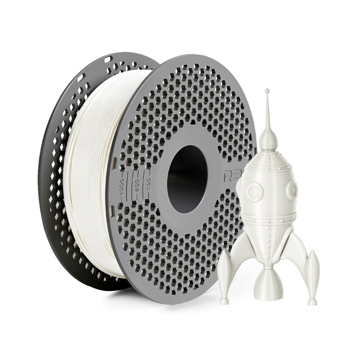 R3D - PLA High-speed - Blanc (White) - 1,75 mm - 1 kg avec RFID TigerT