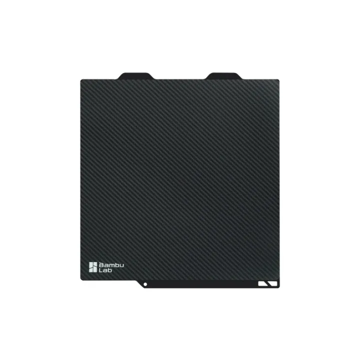 Bambu Lab - A1 Mini - Plateau d'effet 3D Fibre de Carbone (3D Effect Plate Carbon Fiber)