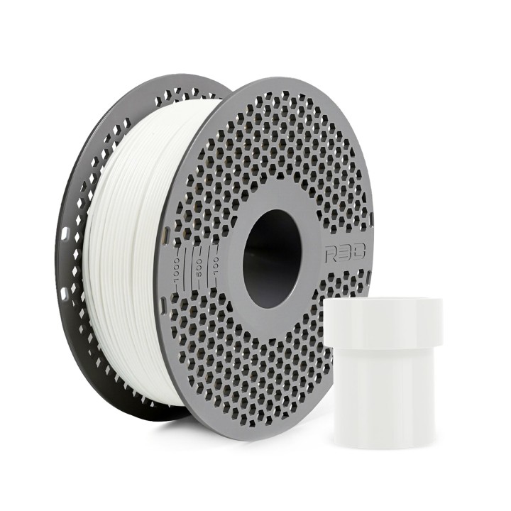 R3D - PETG High-Speed - Blanc (White) - 1,75 mm - 1 kg avec RFID Tiger