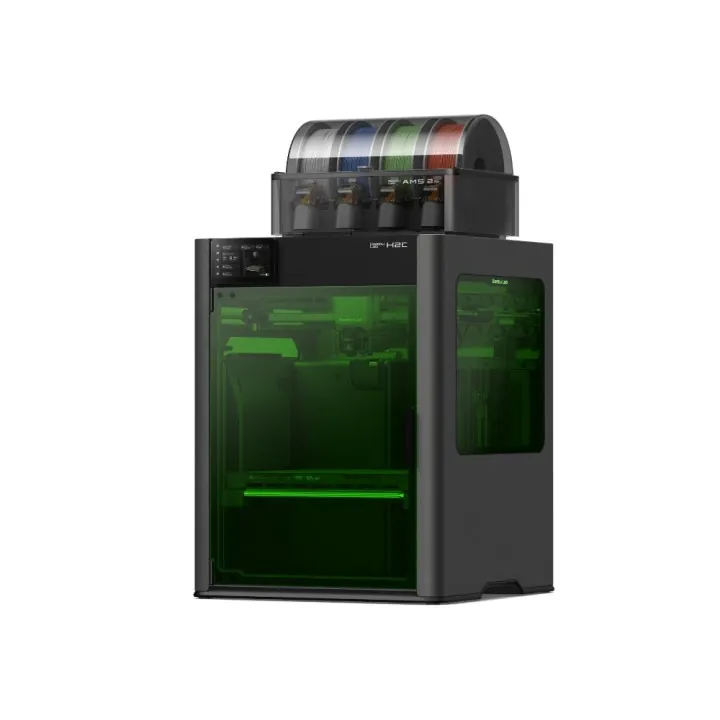 Bambu Lab - H2C Laser Full Combo 10W - Système Vortek Multi-Matériaux Intelligent et Econome