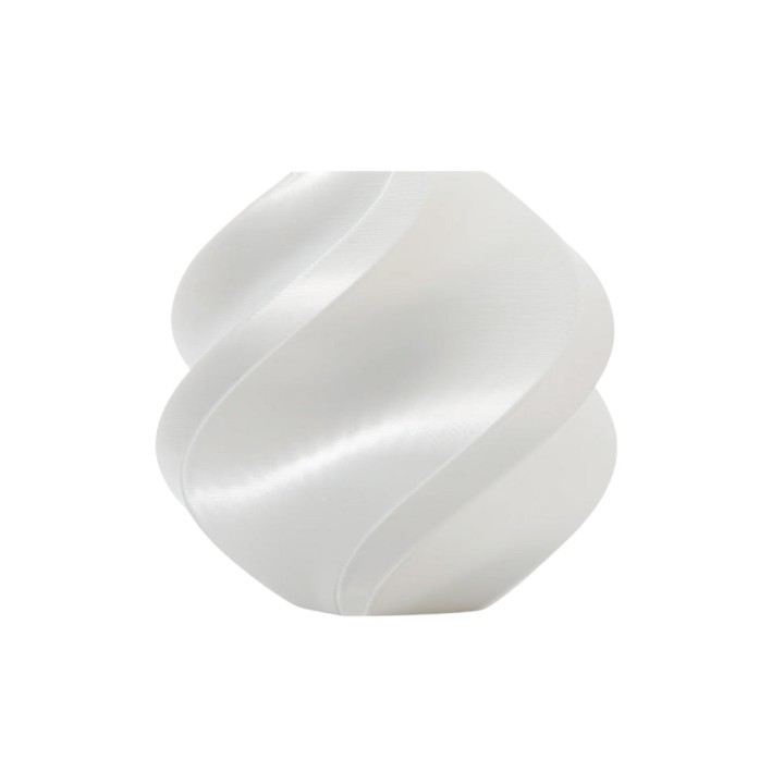 Bambu Lab - PLA Silk+ - Blanc (White) - 1,75 mm - 1 kg | Espace Maker