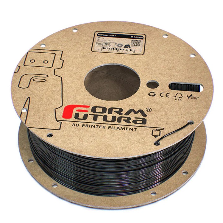 FormFutura - ReForm rPET (PETg recycled) - Noir (Off-Black) - 1.75 mm 