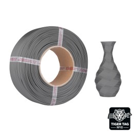 Jamg He - PETG - Gris (Grey) - 1,75 mm - 1 kg - Refill avec RFID Tiger
