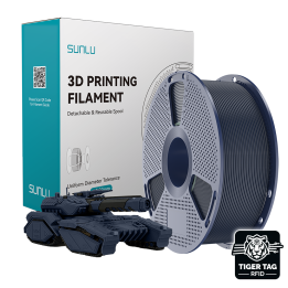 Sunlu - PLA - Minuit (Midnight) - 1,75 mm - 1 kg avec RFID TigerTag | 