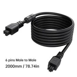 BIQU - Câble 6 Broches pour Bambu Lab AMS/AMS 2 Pro (AMS Cable 6Pin) - 2 m