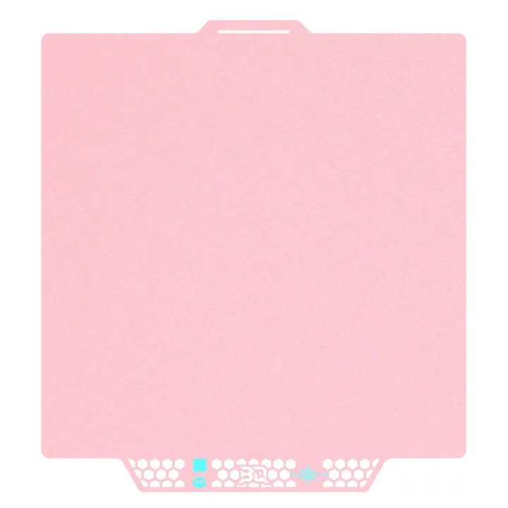 BIQU - Plateau CryoGrip Pro - Bambu Lab X1/X2/P1/P2/A1 - Rose glacé fin - (Glacier Fine Textures)
