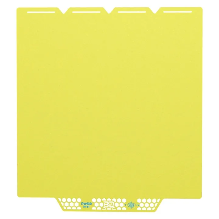 BIQU - Plateau CryoGrip Pro - Snapmaker U1 - Jaune glacé fin - (Glacier Fine Textures)