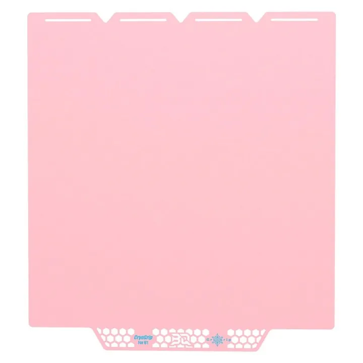 BIQU - Plateau CryoGrip Pro - Snapmaker U1 - Rose glacé fin - (Glacier Fine Textures)