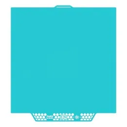 BIQU - Plateau d'impression CryoGrip Pro pour Elegoo CC/CC2 - Bleu glacé lisse (Glacier Fine Textures) - 256 x 256 mm
