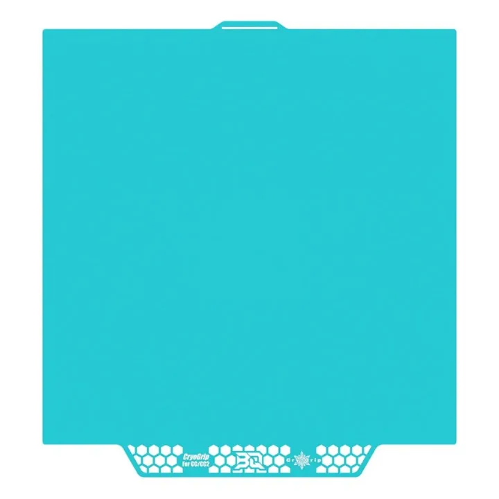 BIQU - Plateau d'impression CryoGrip Pro pour Elegoo CC/CC2 - Bleu glacé lisse (Glacier Fine Textures) - 256 x 256 mm