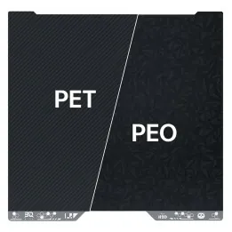 BIQU - Plateau d'impression Série H2D/H2S Bambu - Double face PEO+PET (PEO+PET Double-Sided Spring Steel Sheet) - 355 x 346 mm