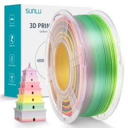 Sunlu - Silk PLA+ - Sorbet Tropical (Rainbow 01) - 1,75 mm - 1 kg | Es