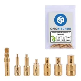 CNC Kitchen - Pannes à Souder M2-M8 V2 pour Weller ET - Kit de 7 pièces