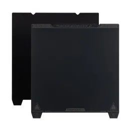 Creality - K1 Max - Plateau PEI Lisse + Base Magnétique (Smooth PEI Build Plate with Magnetic Sticker) - 315 x 310 mm