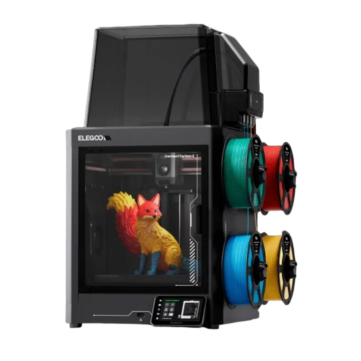 Elegoo - Centauri Carbon 2 Combo - Imprimante 3D avec Multicolore CC2 + CANVAS Entièrement Automatique