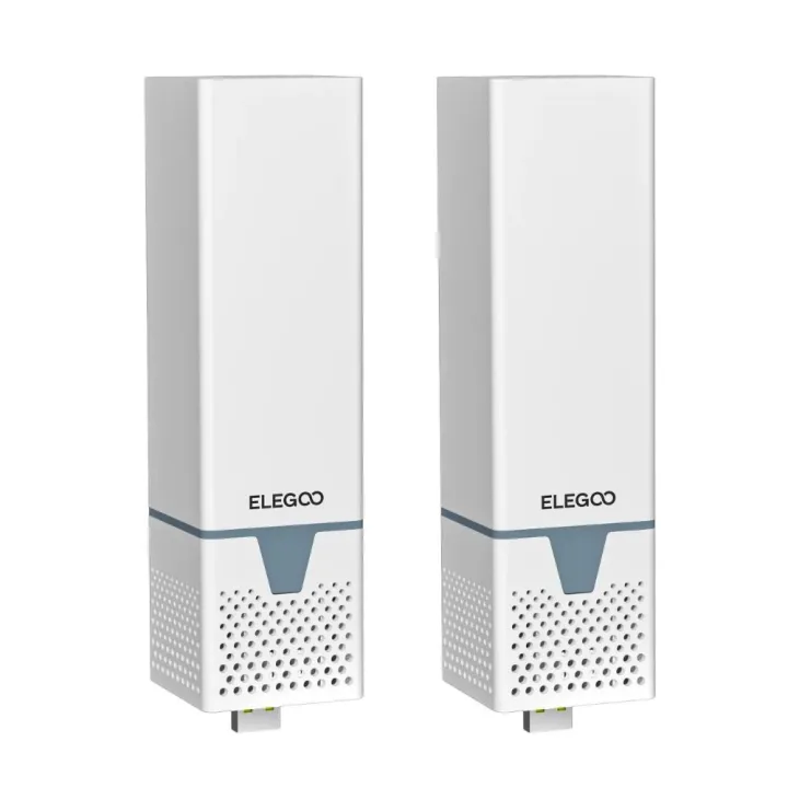Elegoo - Kit de 2 mini filtres purificateurs d'air avec port USB