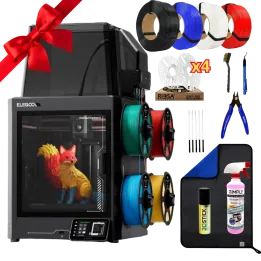 Elegoo - Mega Pack Centauri Carbon 2 Combo - Imprimante 3D avec Multicolore CC2 + CANVAS