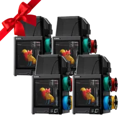 Elegoo - Pack4 x Centauri Carbon 2 Combo - Imprimante 3D avec Multicolore CC2 + CANVAS