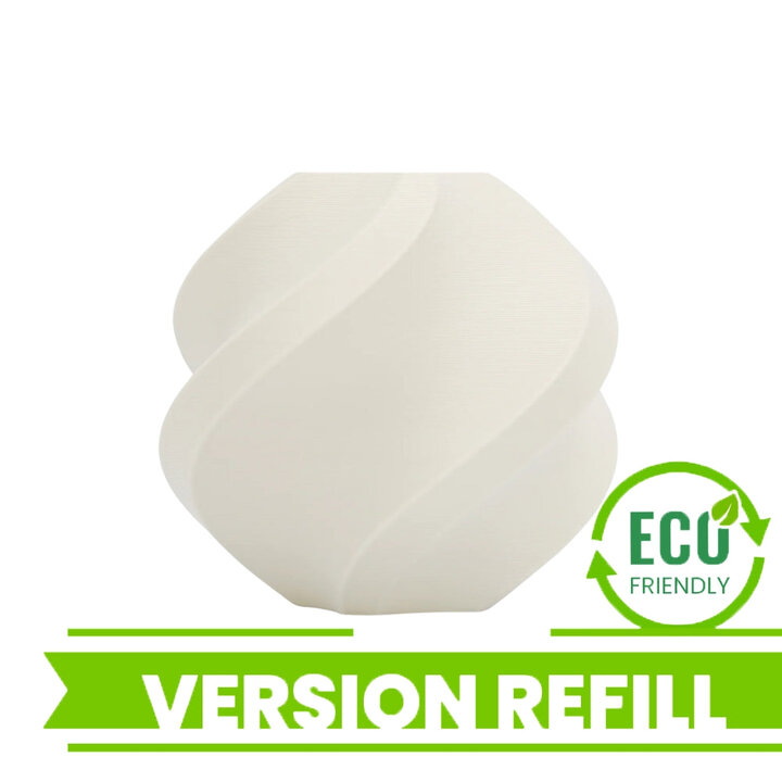 Bambu Lab - PLA Mat - Blanc Os - 1,75 mm - 1 kg Recharge | Maison