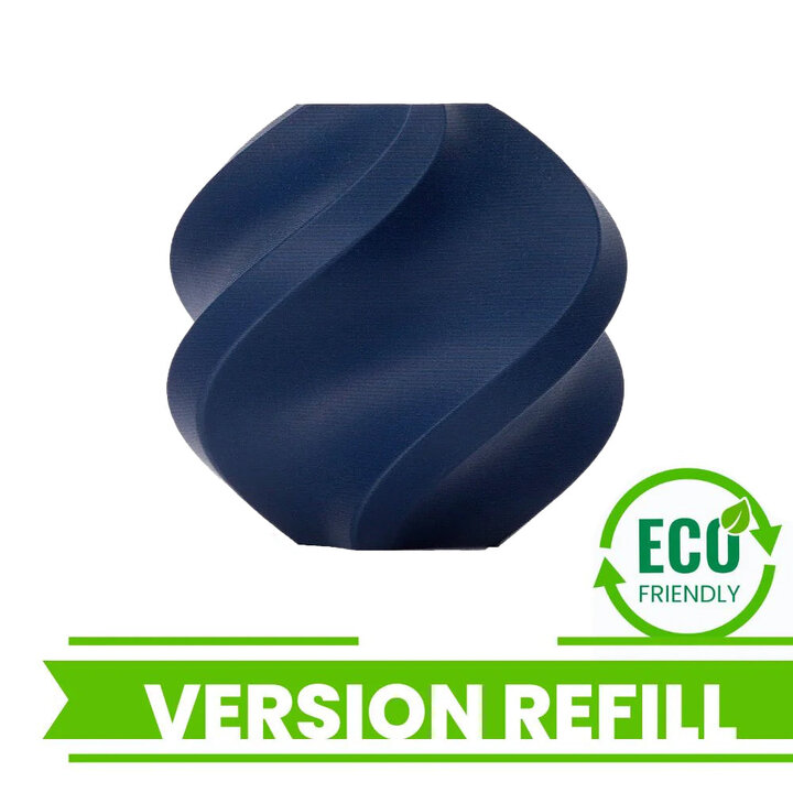 Bambu Lab - PLA Mat - Bleu Foncé - 1,75 mm - 1 kg Recharge | Mais