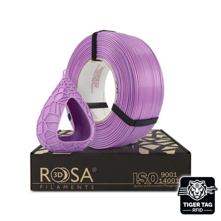 Rosa3D - PETG Standard HS - Lilas (Lilac) - 1,75 mm - 1 kg Refill avec