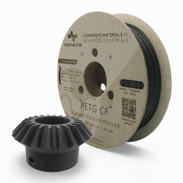 Nanovia - PETG CF - Noir- 1,75 mm - 500 g | Espace Maker