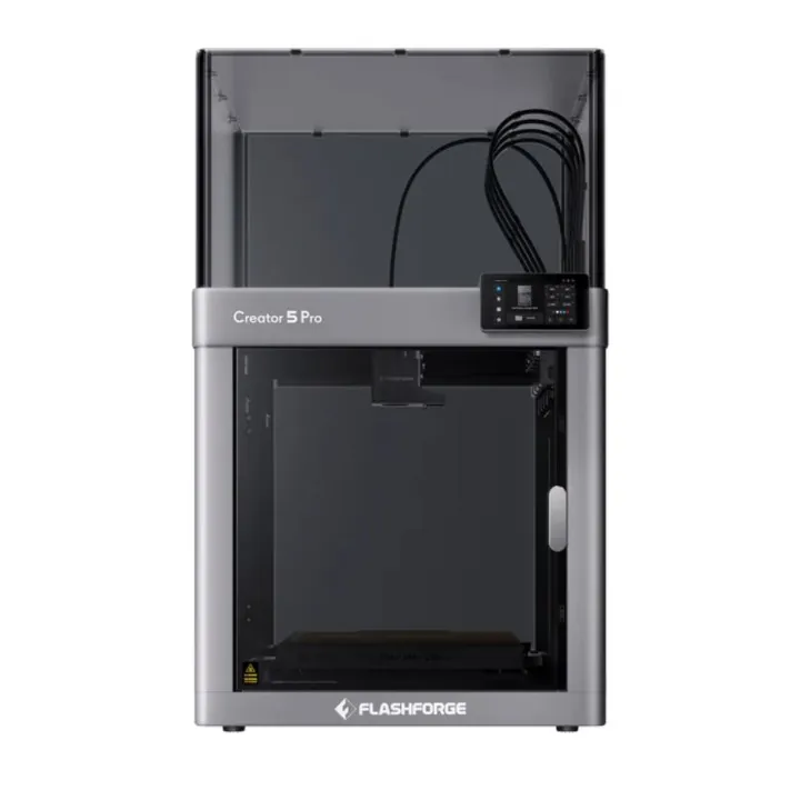 Flashforge - Creator 5 Pro - Imprimante 3D Fermée Multi-Couleurs à 4 Têtes d'Impression