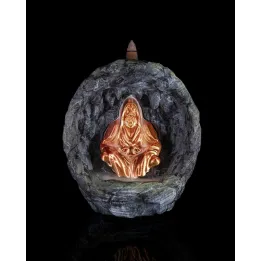Brûle-encens Moine Grotte – Décoration Zen Made in Occitanie