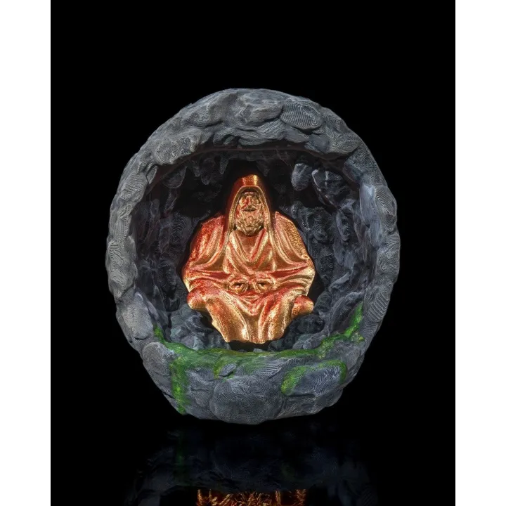 Brûle-encens Moine Grotte – Décoration Zen Made in Occitanie
