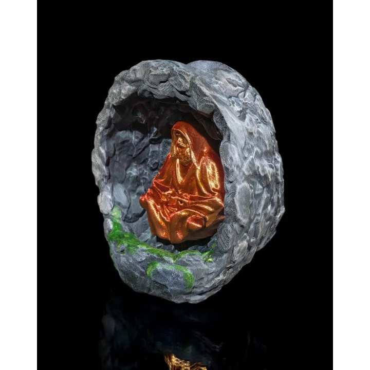 Brûle-encens Moine Grotte – Décoration Zen Made in Occitanie