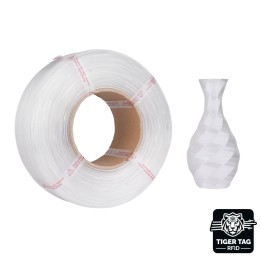 Jamg He - PETG - Transparent (Clear) - 1,75 mm - 1 kg - Refill avec RF