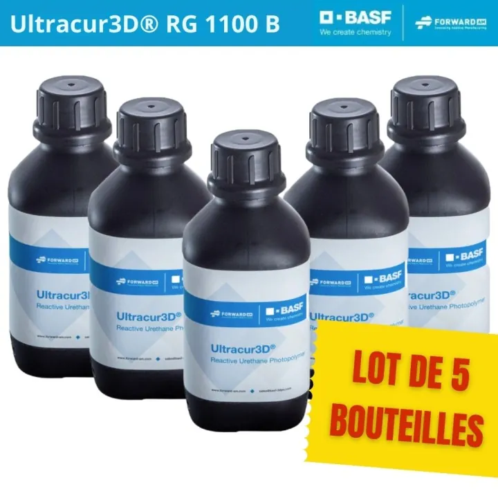 Pack BASF/ForwardAM - Ultracur3D RG 1100 B - Noir (Black) - 5 kg