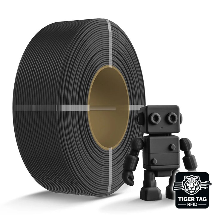 Sunlu - PETG - Noir (Black) - 1,75 mm - 1 kg - Refill avec RFID TigerT
