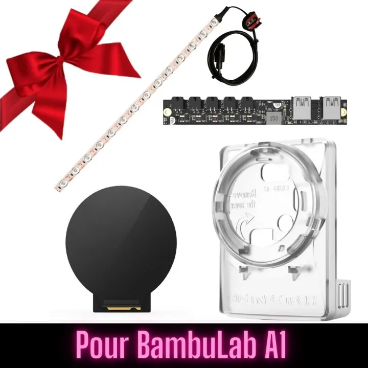 Pack Pro Upgrade Panda Knomi + Shell + Branch + Led - pour A1