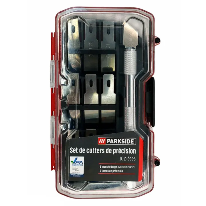 ParkSide - Set de cutters de précision (10 pièces)