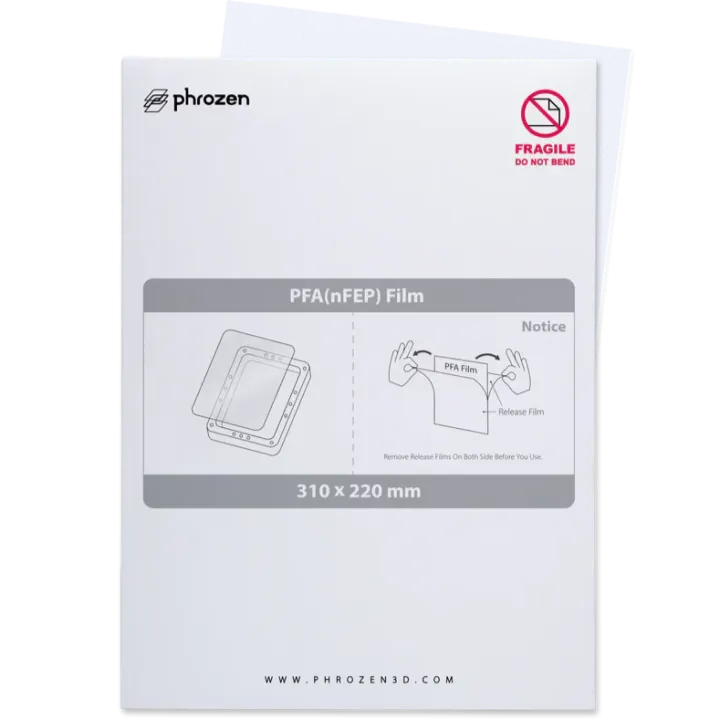 Phrozen - Film PFA (nFEP) - 310 x 220 mm - 150 microns