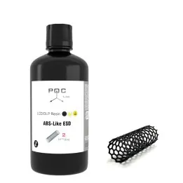 Poc Lab - Résine UV ABS-Like ESD - Noir - 0,5 kg