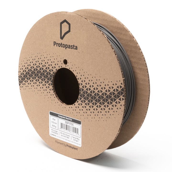 Protopasta - PLA - Acier (Polishable Steel) - 1.75 mm - 500 g | Espace