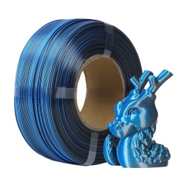 R3D - Silk Dual Color - Noir & Bleu (Black-Blue) - 1,75 mm - 1 kg Refi