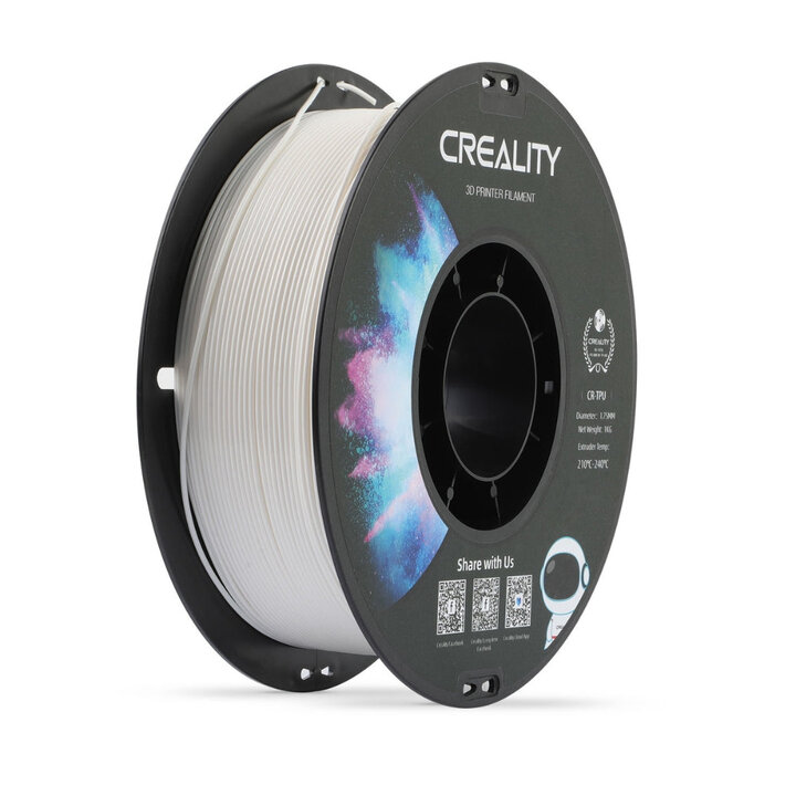 Creality - CR-TPU - Blanc - 1,75 mm - 1 kg | Maison Drabiec