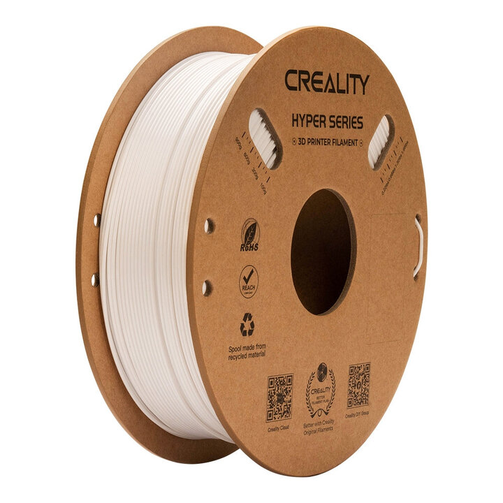Creality - Hyper PETG - Blanc - 1,75 mm - 1 kg | Maison Drabiec