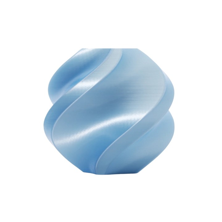 Bambu Lab - PLA Silk+ - Bleu Bébé (Baby Blue) - 1,75 mm - 1 kg | Espac