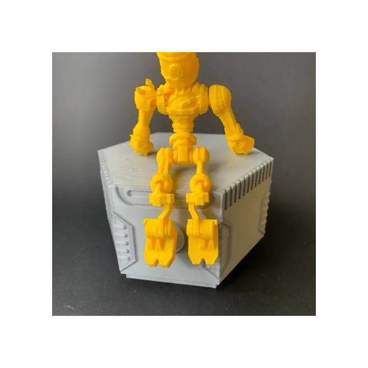 Junkyard Robot – Figurine Robot Articulée Made In Occitanie