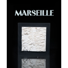 Carte 3D De Marseille – Maquette Urbaine Décorative Du Vieux-Port