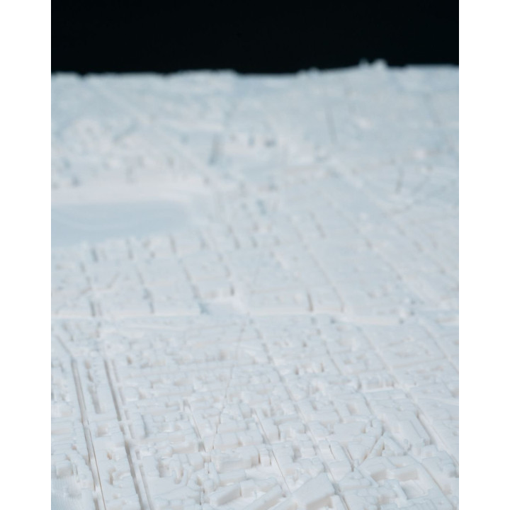 Carte 3D De Marseille – Maquette Urbaine Décorative Du Vieux-Port