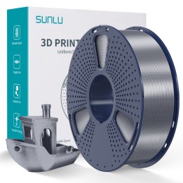 Sunlu - Silk PLA+ - Gris (Grey) - 1,75 mm - 1 kg | Espace Maker