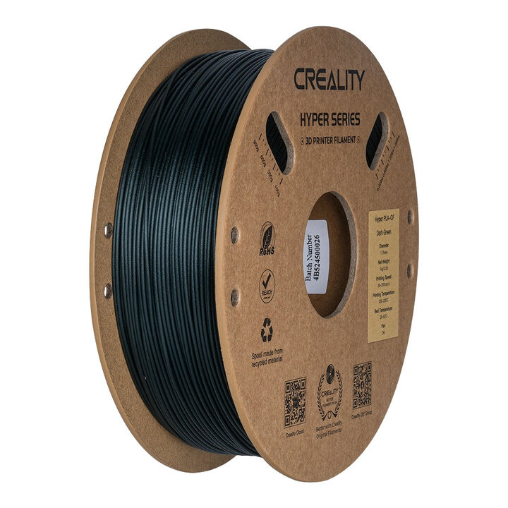Creality - Hyper PLA-CF - Vert Foncé - 1,75 mm - 1 kg | Maison Dr
