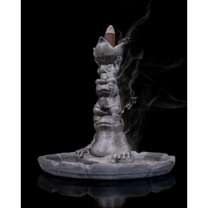 Brûle-Encens Grenouilles Empilées – Fumée Cascade