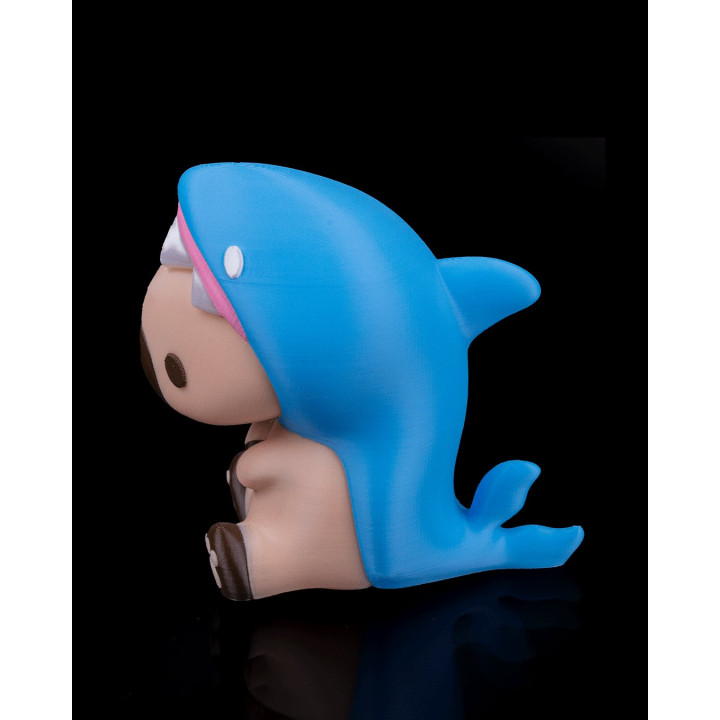 Sharkybara – Figurine Capybara Déguisé En Requin