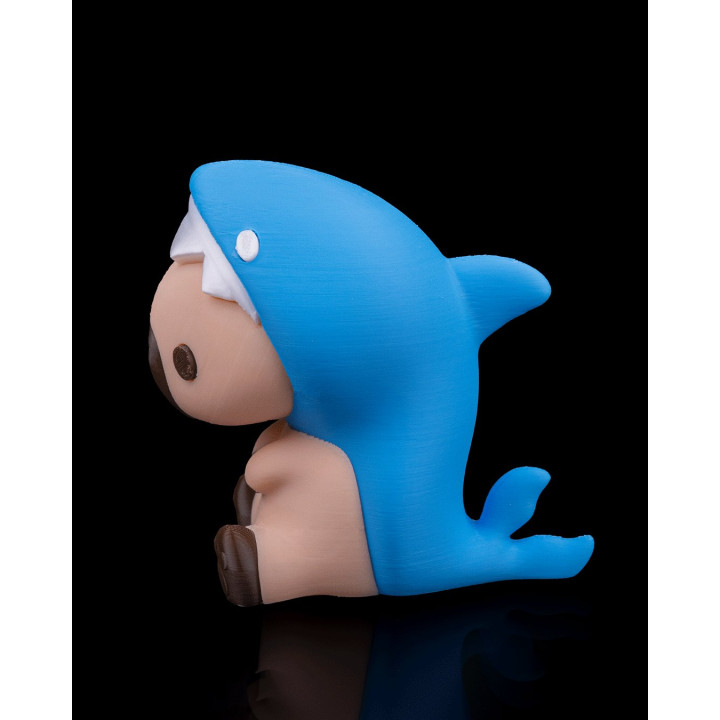 Sharkybara – Figurine Capybara Déguisé En Requin
